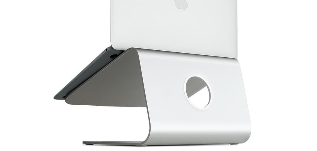Rain Design mStand 10032 Aluminium Laptop Stand - Silver - Image 1