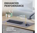 Fellowes Breyta Desk Mat 800 x 400mm - Grey thumbnail 4