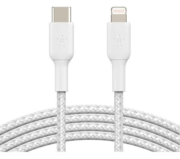 Belkin USB-C to Lightning Cable 2m White - Image 3
