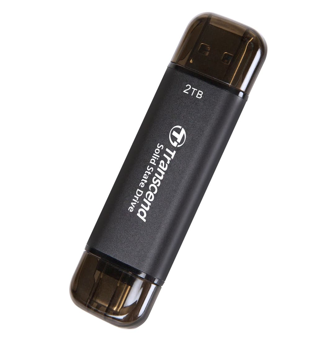 2TB Transcend ESD310C Dual USB Portable SSD (USB Type-A and Type-C) - Image 1