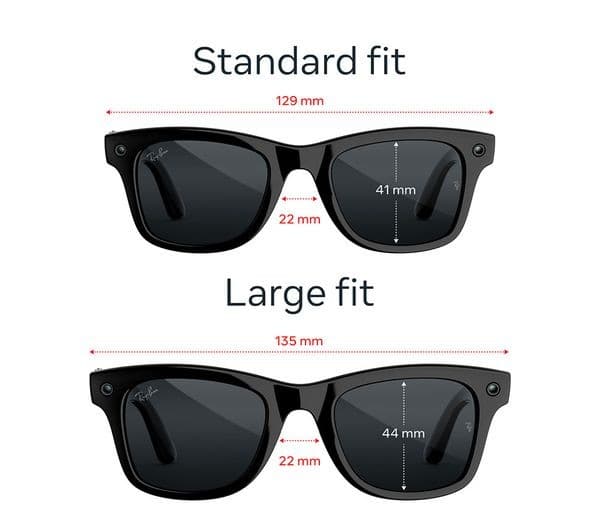 Meta Ray-Ban Wayfarer Gen 3 AI Smart Glasses Shiny Black with Grey Transitions Lenses - Image 5