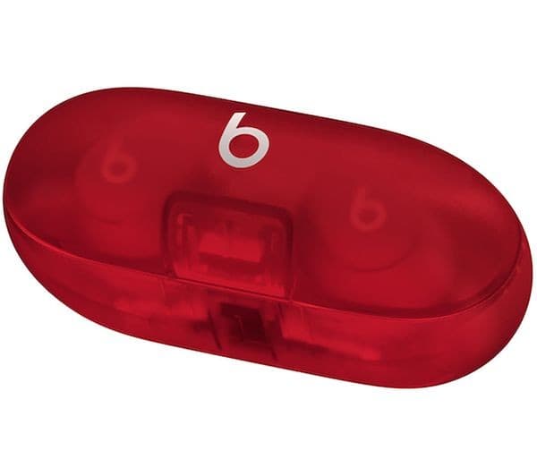 Beats Solo Buds True Wireless Bluetooth Earbuds - Transparent Red - Image 6