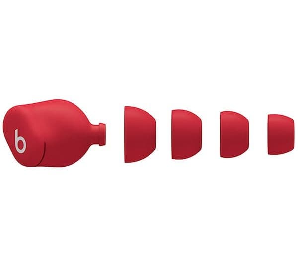 Beats Solo Buds True Wireless Bluetooth Earbuds - Transparent Red - Image 7