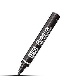 Pentel N50 Permanent Marker Bullet Tip 1.5-2mm Line Black Ref N50-A [Pack of 12] (B000SHUMNU) - Image 1