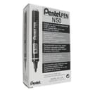 Pentel N50 Permanent Marker Bullet Tip 1.5-2mm Line Black Ref N50-A [Pack of 12] (B000SHUMNU) thumbnail 2