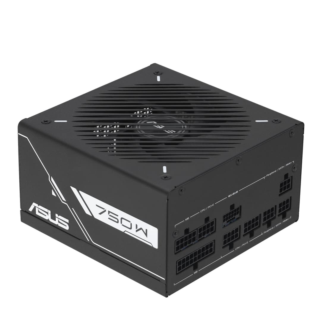 ASUS Prime 750W Gold Black Edition ATX 3.1 80 PLUS Gold Modular PSU - Black - Image 1