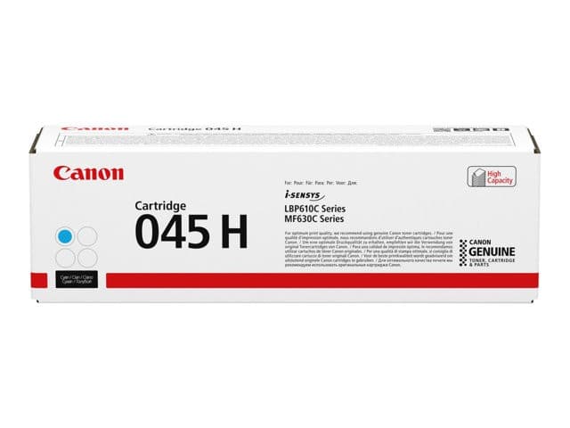 Canon 045 H - high capacity - cyan - original - toner cartridge