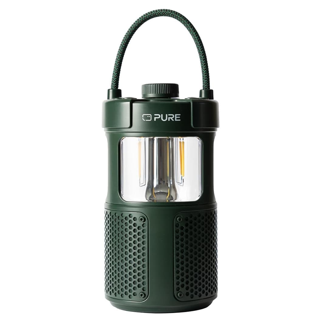 Pure Woodland Glow Outdoor Bluetooth Speaker - Green - Image 1