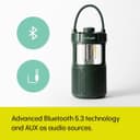 Pure Woodland Glow Outdoor Bluetooth Speaker - Green thumbnail 3