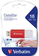 Verbatim DataBar USB flash drive 16 GB USB Type-A 2.0 Red thumbnail 3