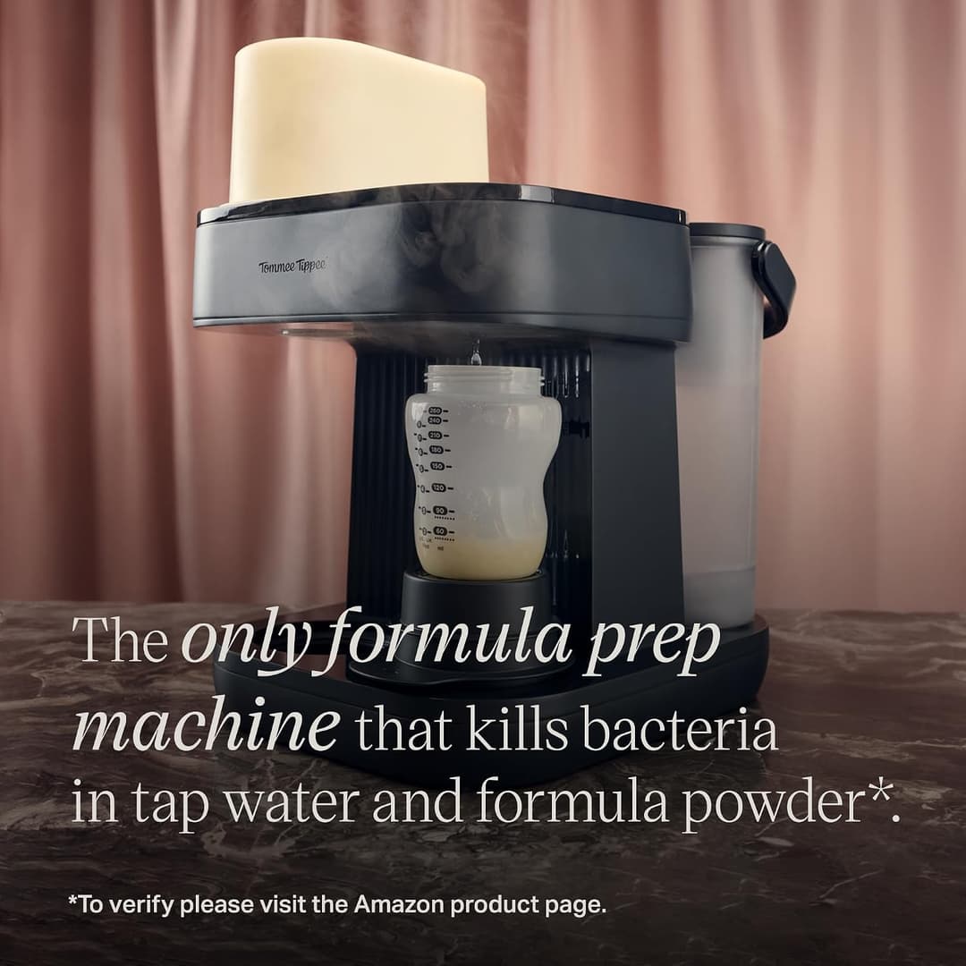 Tommee Tippee Perfect Prep Pro Baby Formula Feed Maker with Antibacterial Filter App Support - Slate - Image 6