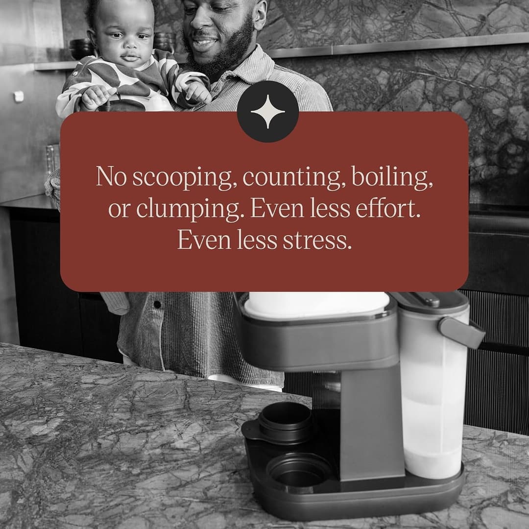 Tommee Tippee Perfect Prep Pro Baby Formula Feed Maker with Antibacterial Filter App Support - Slate - Image 8