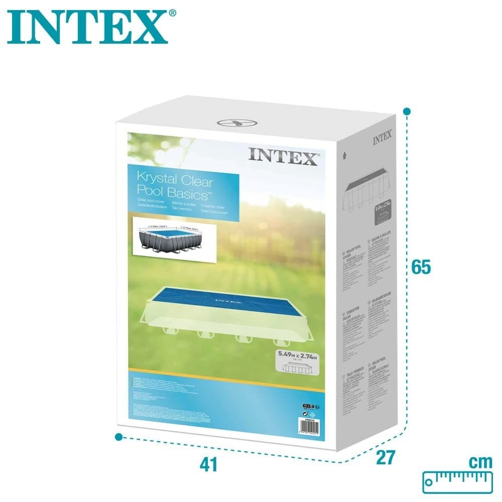 Intex 28016 Solar Tarpaulin for Ultra Frame Rectangular Pool - Blue - Image 8