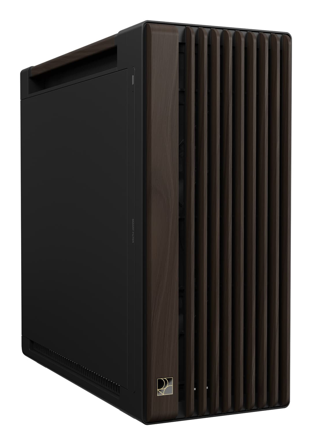 ASUS ProArt PA602 Wood Edition Mid Tower PC Case - Modern Black, Metal Panel - Image 2