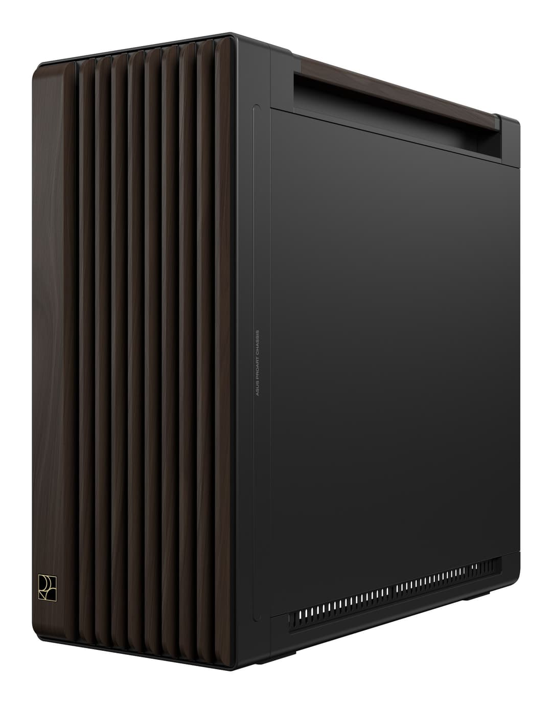 ASUS ProArt PA602 Wood Edition Mid Tower PC Case - Modern Black, Metal Panel - Image 4