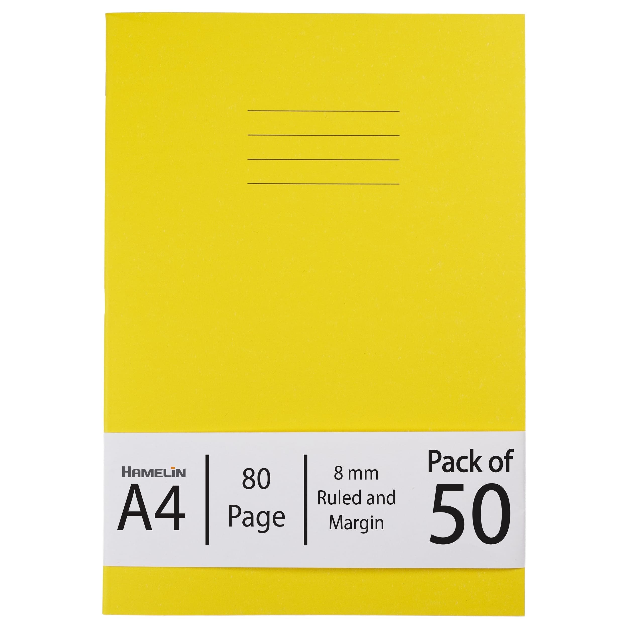 Hamelin A4 Exercise books for Schools - 50 case pack