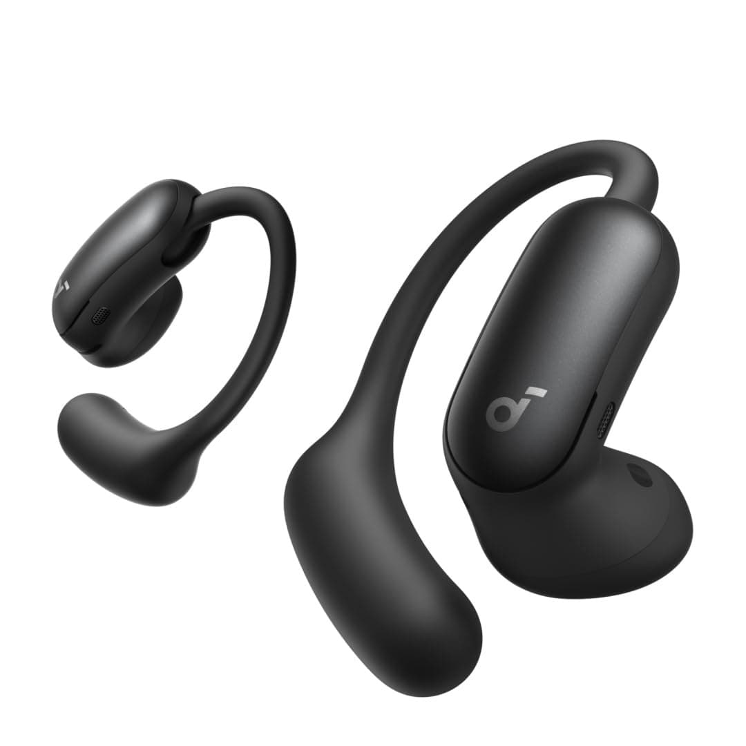 soundcore AeroFit 2 Pro by Anker, 2-in-1 Hybrid Earbuds with Awareness Mode and Focus Mode, Bluetooth 6.1, Hi-Res, LDAC, Spatial Audio, Al Clear Phone Calls, IP55, 34H Total Playtime - Image 1