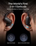 soundcore AeroFit 2 Pro by Anker, 2-in-1 Hybrid Earbuds with Awareness Mode and Focus Mode, Bluetooth 6.1, Hi-Res, LDAC, Spatial Audio, Al Clear Phone Calls, IP55, 34H Total Playtime thumbnail 4