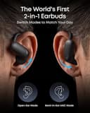 soundcore AeroFit 2 Pro by Anker, 2-in-1 Hybrid Earbuds with Awareness Mode and Focus Mode, Bluetooth 6.1, Hi-Res, LDAC, Spatial Audio, Al Clear Phone Calls, IP55, 34H Total Playtime thumbnail 5
