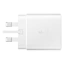 Samsung Original 45W USB-C Tablet and Mobile Phone Wall/Mains Plug Charger - White thumbnail 4