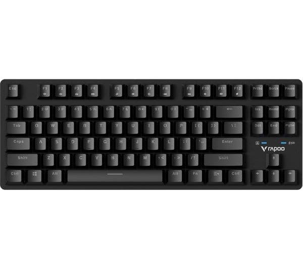 RAPOO V500PRO 2.4 TKL Wireless Mechanical Gaming Keyboard - Black - Image 1