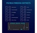 RAPOO V500PRO 2.4 TKL Wireless Mechanical Gaming Keyboard - Black thumbnail 4