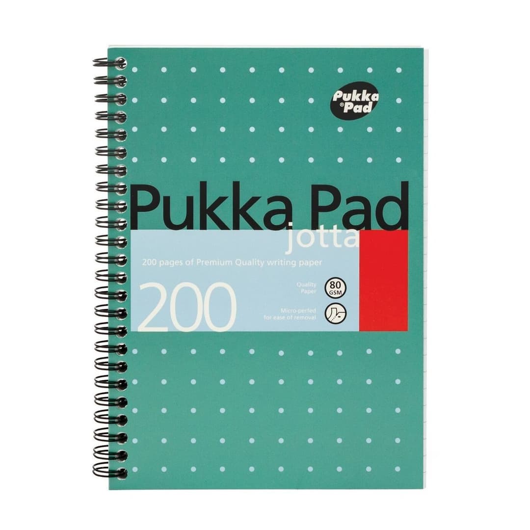 Pukka Pads A5 Metallic Jotta Notepad - Pack of 3 - Image 1