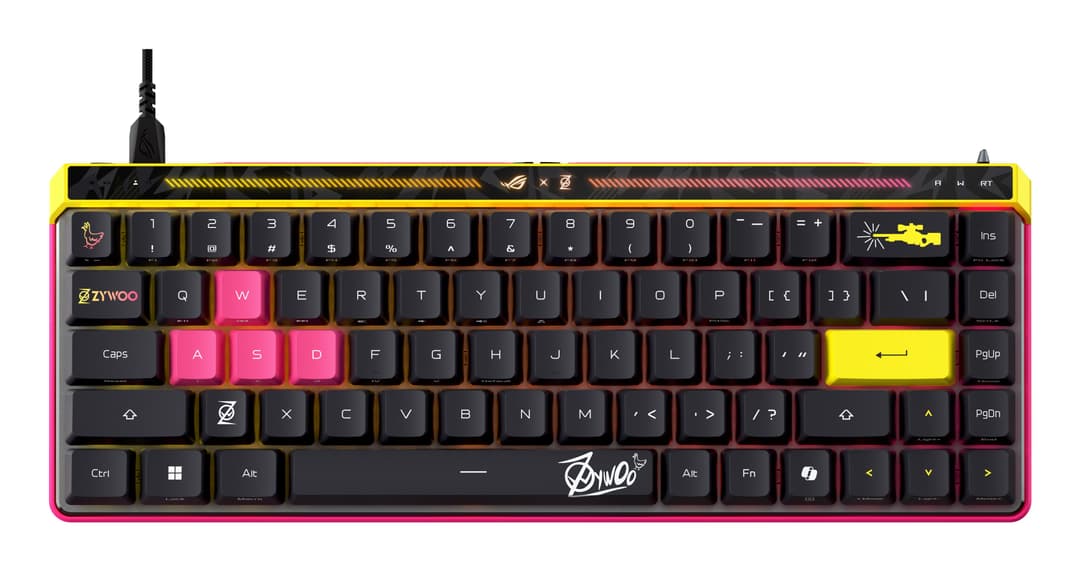 ASUS ROG Falchion Ace HFX ZywOo Edition keyboard Gaming USB QWERTY US International Black - Image 1