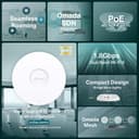 TP-Link Omada AX1800 MU-MIMO Indoor IEEE 802.11ax/ac/n/g/b/a Access Point thumbnail 3