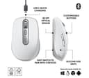 Logitech MX Anywhere 3S Wireless Mouse - Pale Grey thumbnail 7