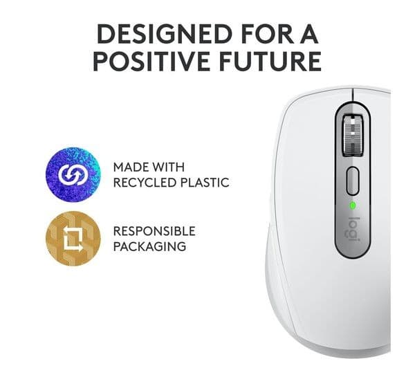 Logitech MX Anywhere 3S Wireless Mouse - Pale Grey - Image 11