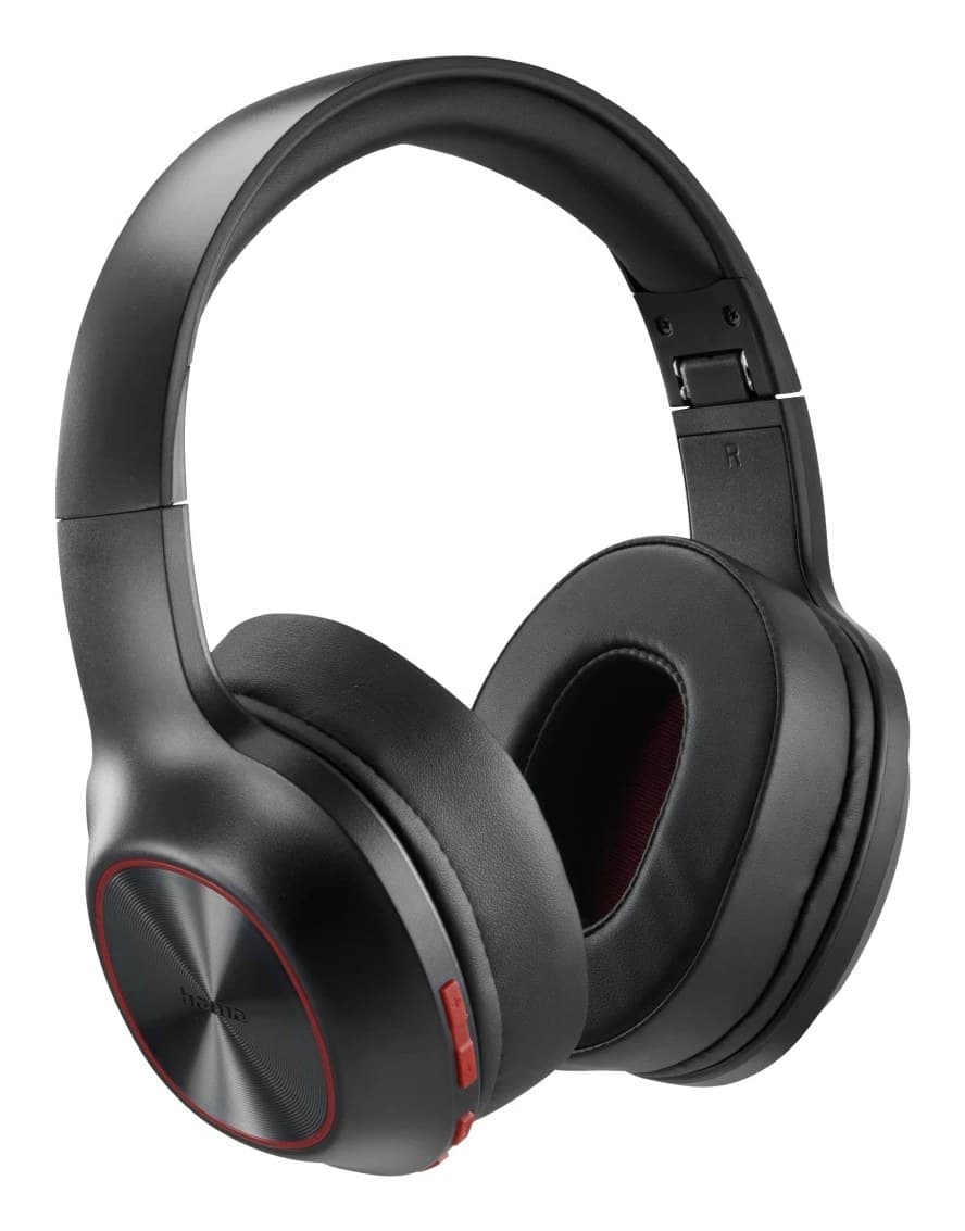 Hama Spirit Calypso III Wireless Bluetooth Headphones - Black/Red - Image 1