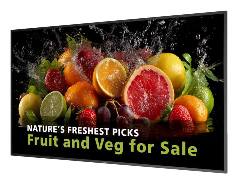 Philips 5000 series 98BDL5050D/00 Signage Display 2.49 m (98") LCD Wi-Fi 600 cd/m² Full HD Black Built-in processor Android
