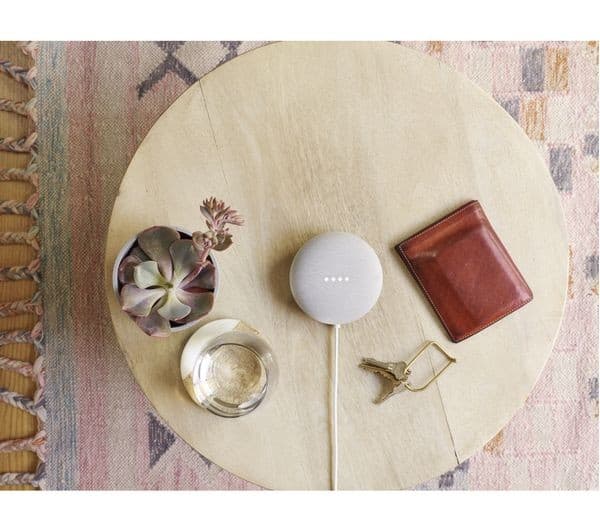 Google Nest Mini Smart Speaker Chalk - Image 4