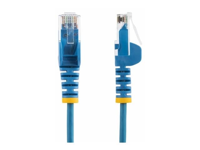 StarTech Slim LSZH CAT6 Snagless Patch Cable 1.5m - Blue (N6PAT150CMBLS) - Image 2