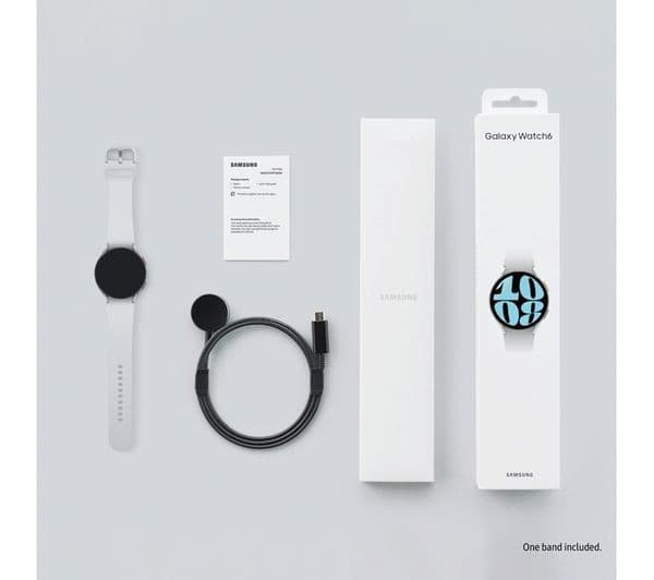SAMSUNG Galaxy Watch6 BT with Bixby - Silver, 44 mm - Image 8