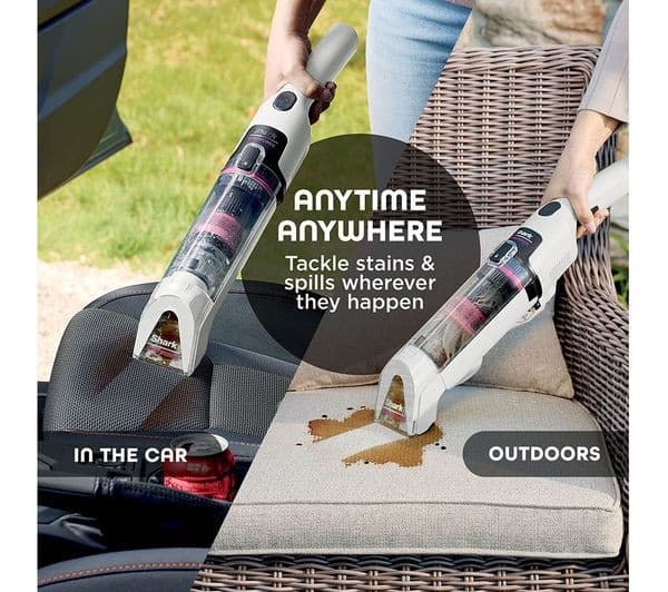 Shark StainForce HX100UKT Cordless Stain-Destroying Spot Cleaner 100W Self Cleaning - White - Image 7