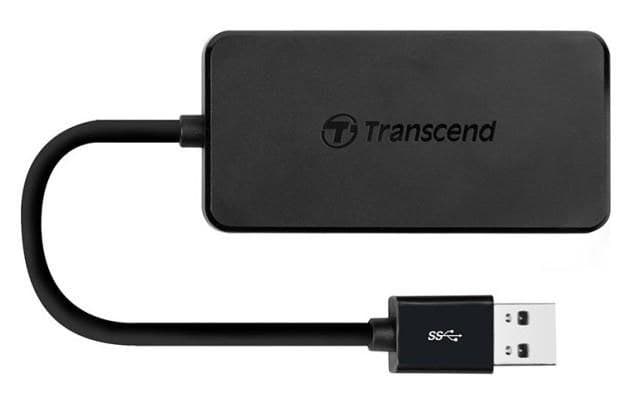 Transcend TS-HUB2K 4-Port USB 3.0 Hub - Black