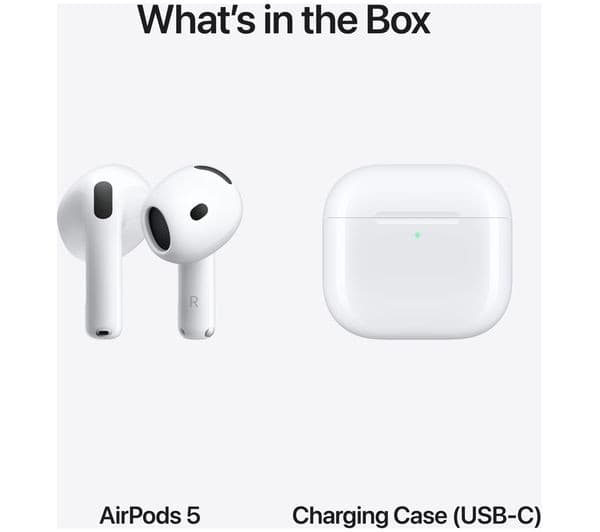 Apple AirPods 5 Wireless Earbuds with Active Noise Cancellation - White - Image 4