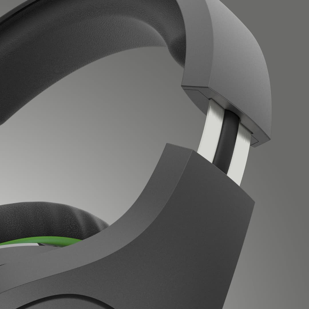 HyperX CloudX Stinger Core - Wireless Gaming Headset (Black-Green) - Xbox - Image 2