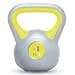 Urban Fitness Vinyl Kettlebell 4kg - Yellow - Image 3