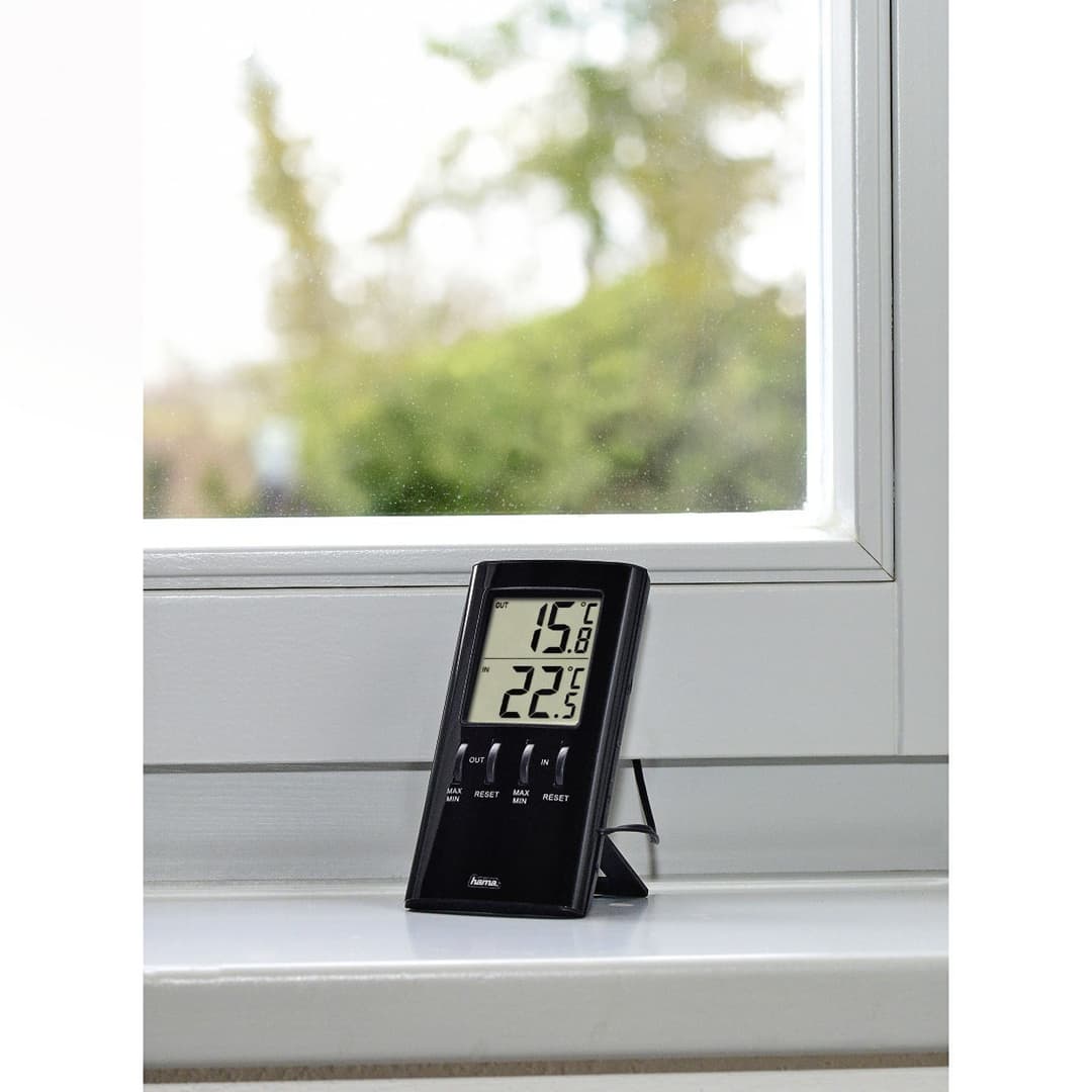 Hama T-350 Electronic environment thermometer Indoor Black - Image 2