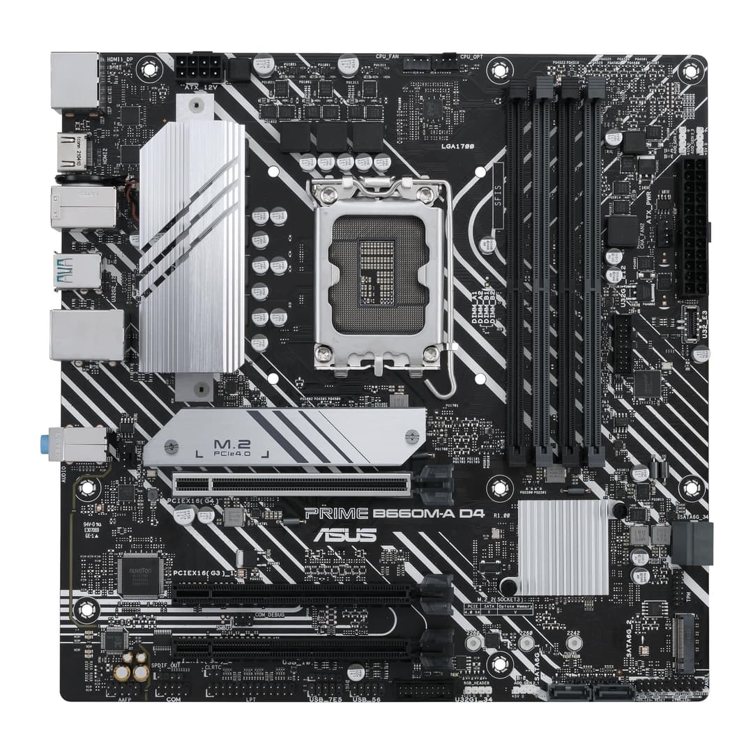 ASUS PRIME B660M-A D4-CSM Intel B660 LGA 1700 micro ATX - Image 2