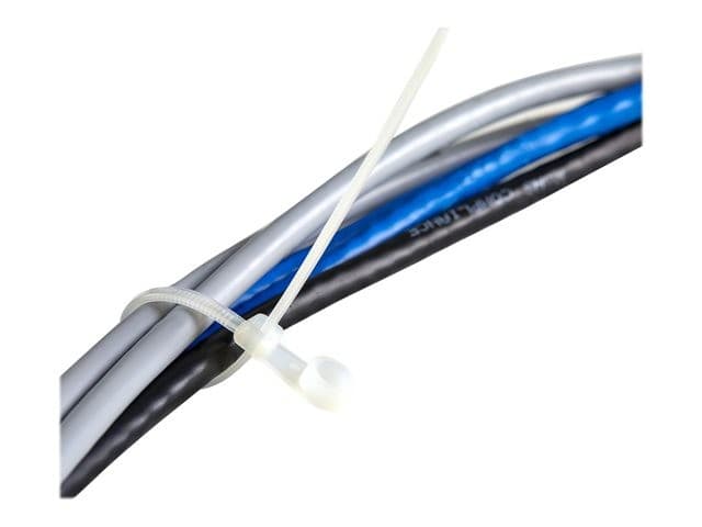 StarTech Cable Ties 15cm 100 Pack White - Image 3