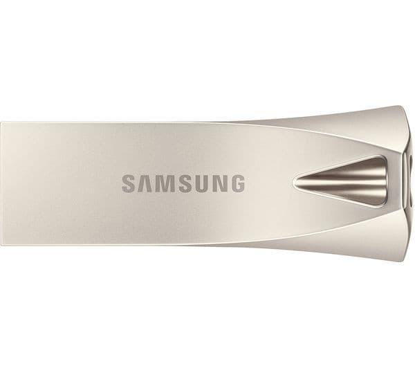 SAMSUNG Bar Plus USB 3.2 Memory Stick - 512 GB, Champagne Silver - Image 1
