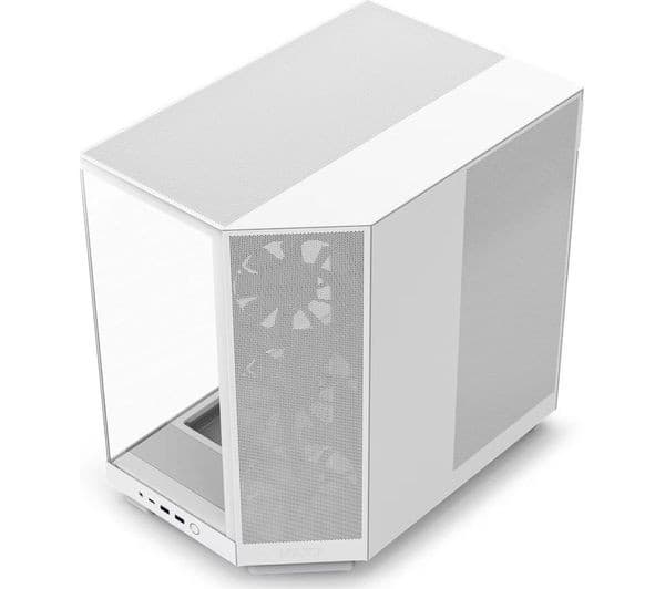 NZXT H6 FLOW ATX Mid-Tower PC Case White - Image 3