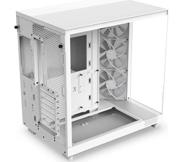 NZXT H6 FLOW ATX Mid-Tower PC Case White - Image 4