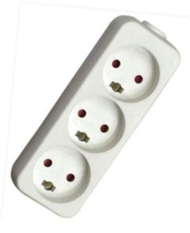 Power strip 3 outlets - Image 1