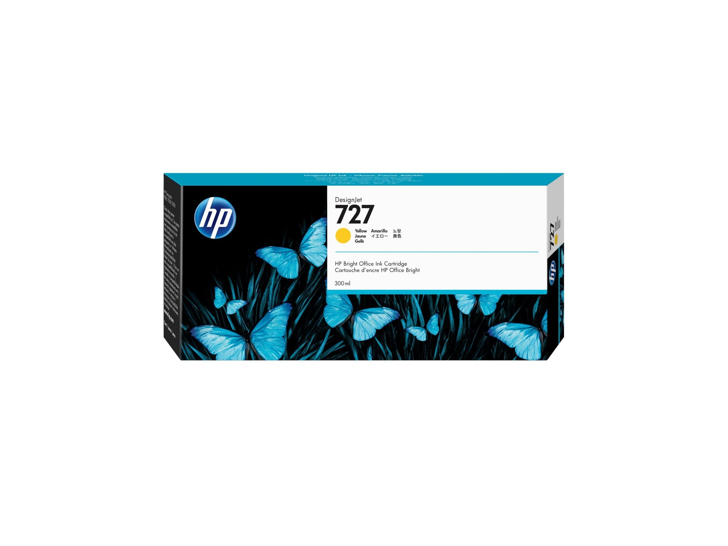 HP 727 - 300 ml - high capacity - yellow - original - DesignJet - ink cartridge