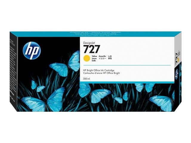 HP 727 - 300 ml - high capacity - yellow - original - DesignJet - ink cartridge - Image 4